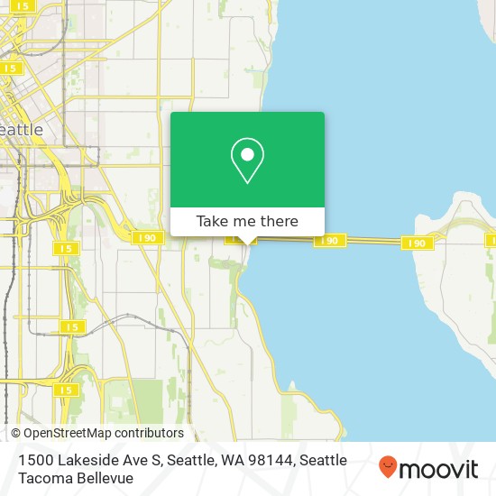 1500 Lakeside Ave S, Seattle, WA 98144 map