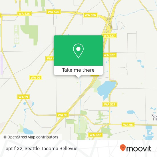 Mapa de apt f 32, 525 112th St SE apt f 32, Everett, WA 98208, USA