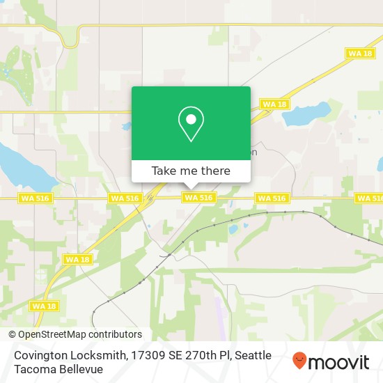 Covington Locksmith, 17309 SE 270th Pl map