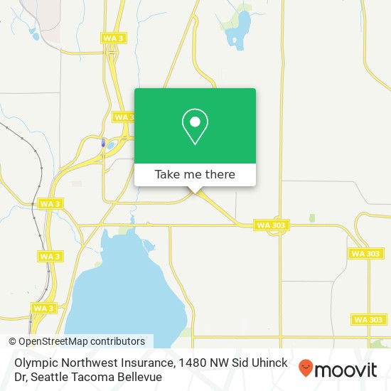 Mapa de Olympic Northwest Insurance, 1480 NW Sid Uhinck Dr