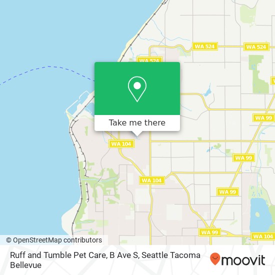 Ruff and Tumble Pet Care, B Ave S map