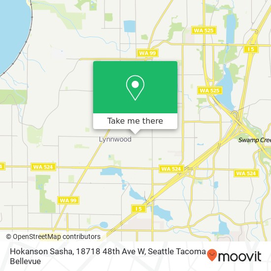 Hokanson Sasha, 18718 48th Ave W map