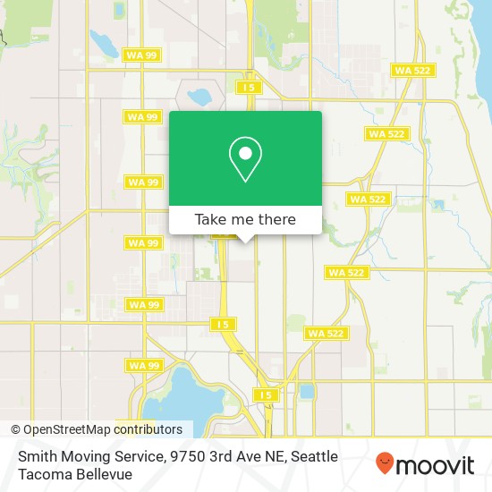 Smith Moving Service, 9750 3rd Ave NE map