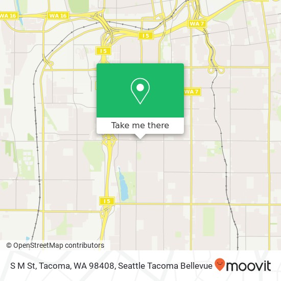 S M St, Tacoma, WA 98408 map