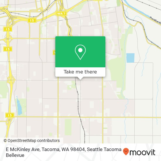 E McKinley Ave, Tacoma, WA 98404 map