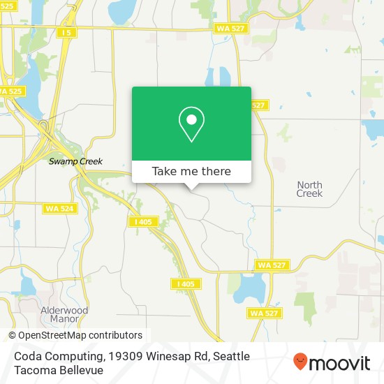 Coda Computing, 19309 Winesap Rd map