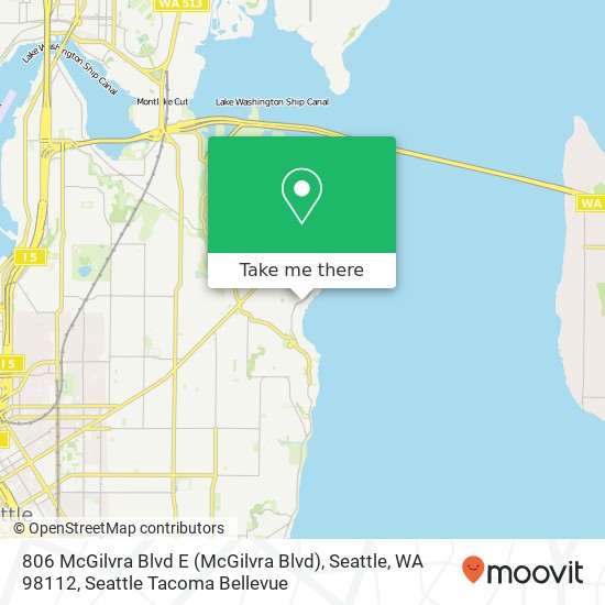 806 McGilvra Blvd E (McGilvra Blvd), Seattle, WA 98112 map