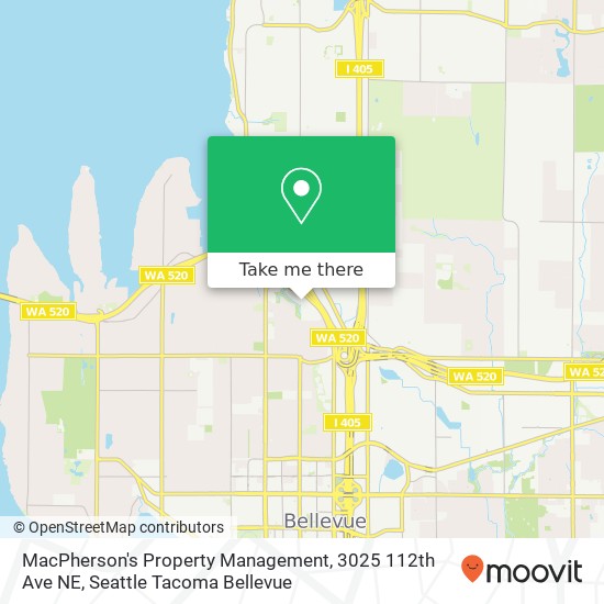 MacPherson's Property Management, 3025 112th Ave NE map