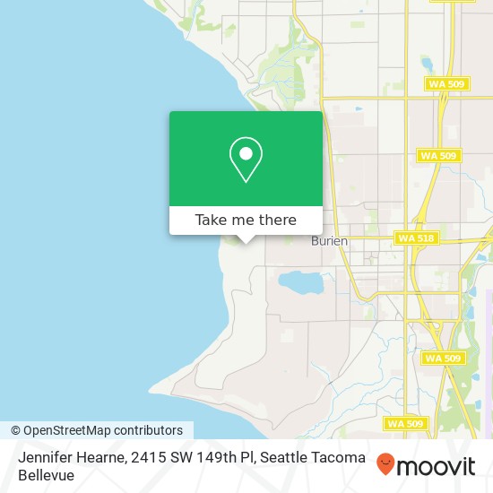 Jennifer Hearne, 2415 SW 149th Pl map