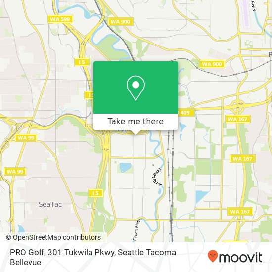 PRO Golf, 301 Tukwila Pkwy map