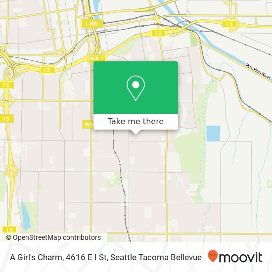 Mapa de A Girl's Charm, 4616 E I St