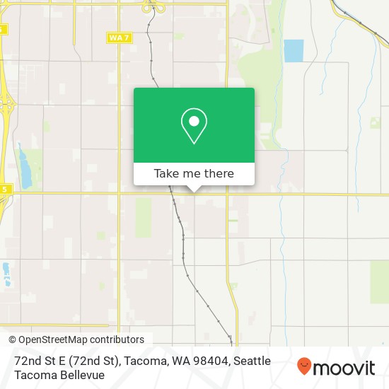Mapa de 72nd St E (72nd St), Tacoma, WA 98404