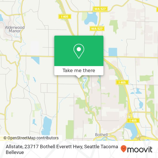 Allstate, 23717 Bothell Everett Hwy map