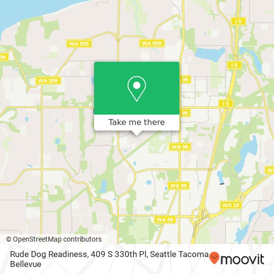 Mapa de Rude Dog Readiness, 409 S 330th Pl