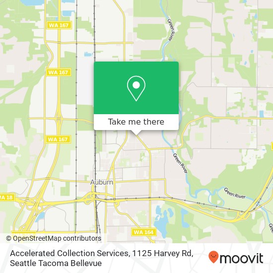 Accelerated Collection Services, 1125 Harvey Rd map