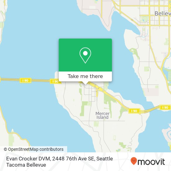 Evan Crocker DVM, 2448 76th Ave SE map