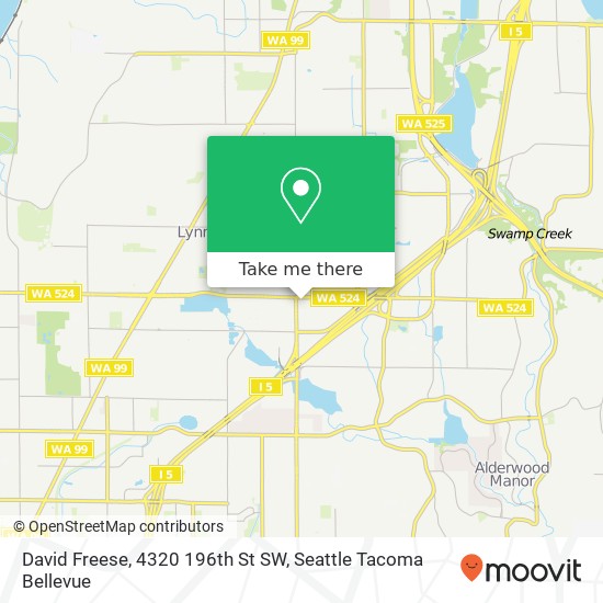 Mapa de David Freese, 4320 196th St SW