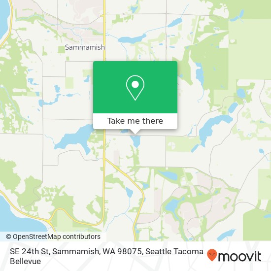 Mapa de SE 24th St, Sammamish, WA 98075