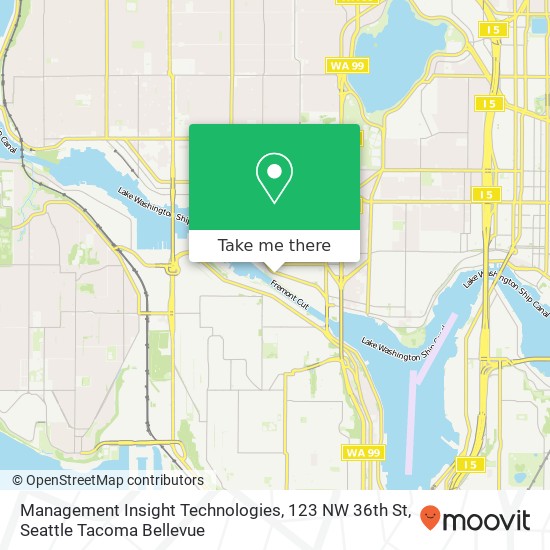 Mapa de Management Insight Technologies, 123 NW 36th St