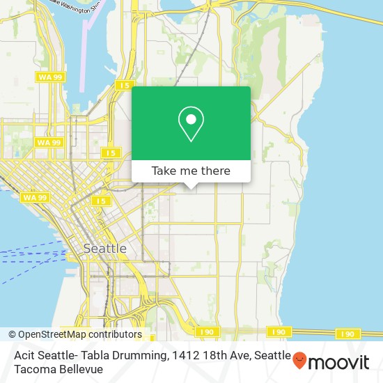 Acit Seattle- Tabla Drumming, 1412 18th Ave map