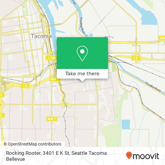 Mapa de Rocking Rooter, 3401 E K St