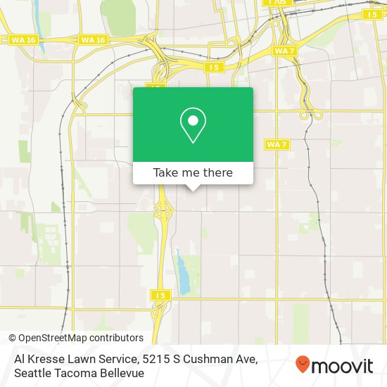 Al Kresse Lawn Service, 5215 S Cushman Ave map