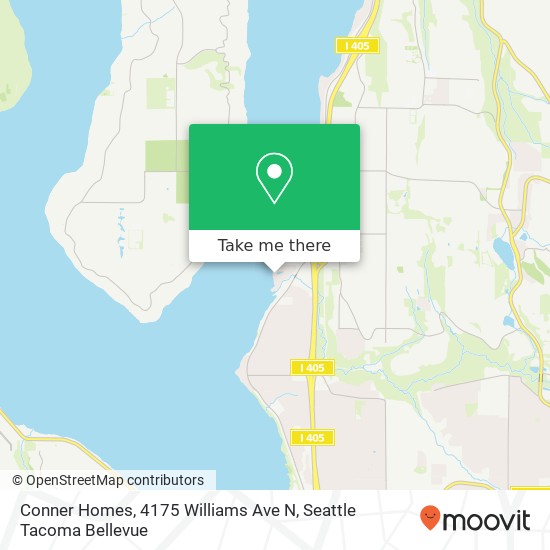 Mapa de Conner Homes, 4175 Williams Ave N