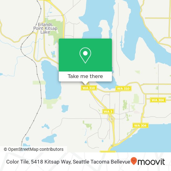 Color Tile, 5418 Kitsap Way map