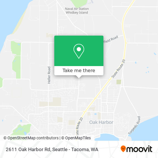 Mapa de 2611 Oak Harbor Rd