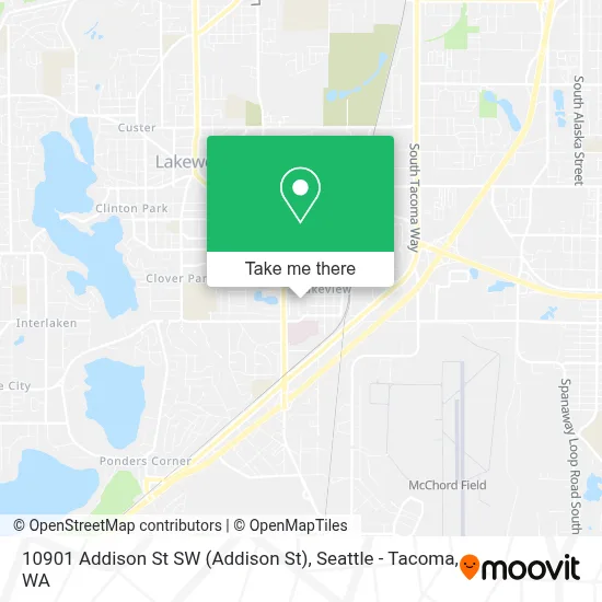 10901 Addison St SW map