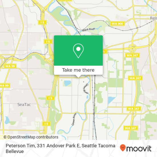 Peterson Tim, 331 Andover Park E map