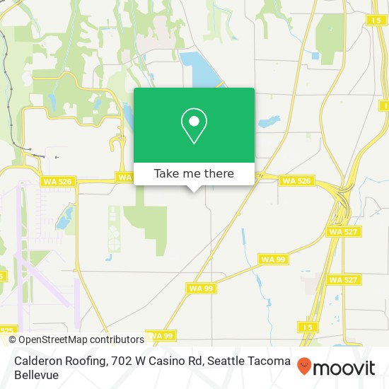 Calderon Roofing, 702 W Casino Rd map