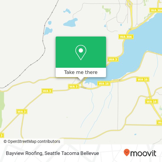 Bayview Roofing map