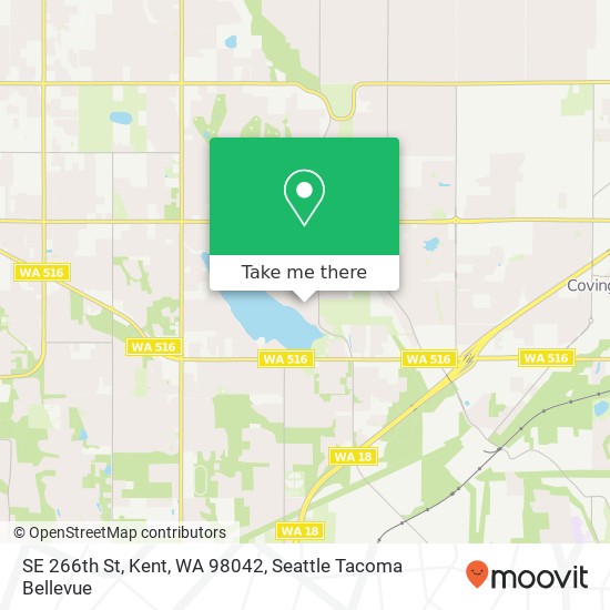 SE 266th St, Kent, WA 98042 map