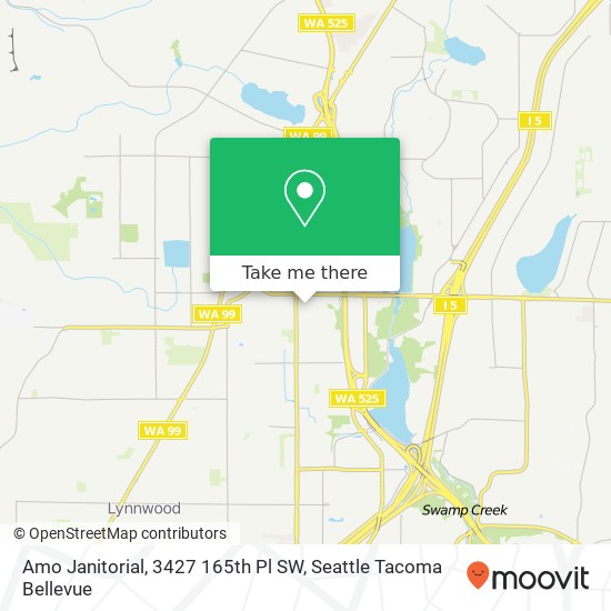 Amo Janitorial, 3427 165th Pl SW map