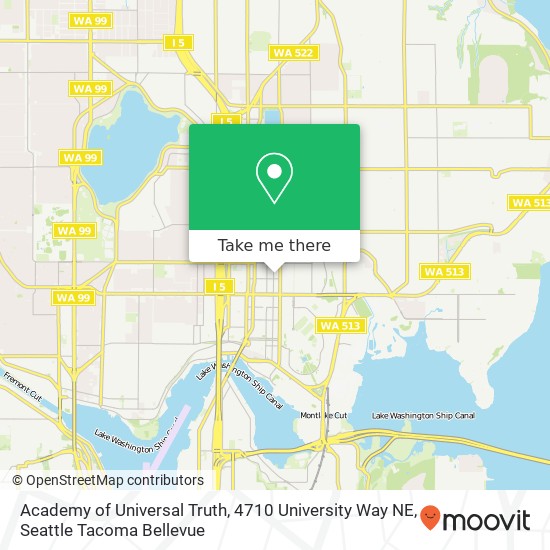 Academy of Universal Truth, 4710 University Way NE map