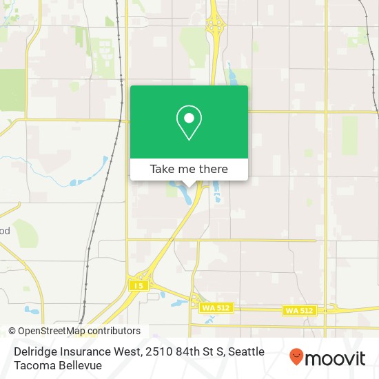 Delridge Insurance West, 2510 84th St S map