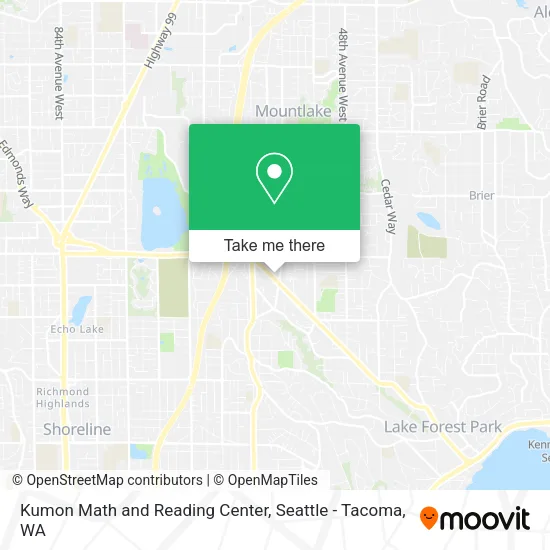 Mapa de Kumon Math and Reading Center