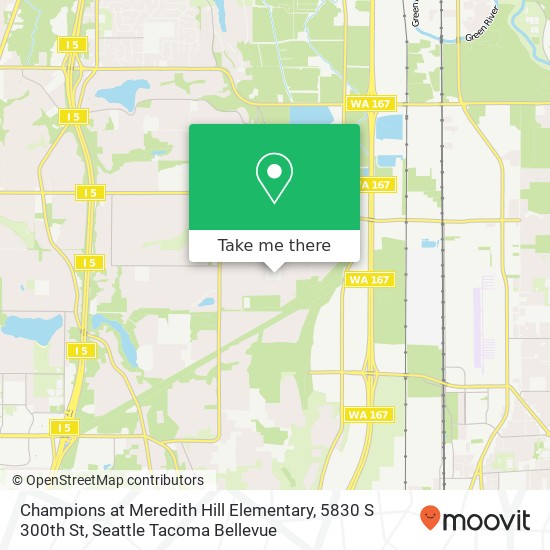 Mapa de Champions at Meredith Hill Elementary, 5830 S 300th St