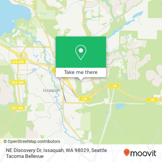 Mapa de NE Discovery Dr, Issaquah, WA 98029