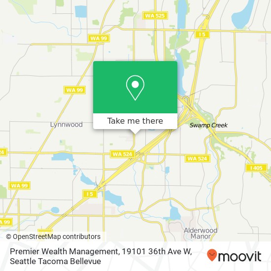 Premier Wealth Management, 19101 36th Ave W map