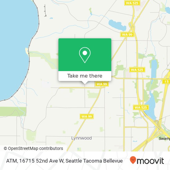 Mapa de ATM, 16715 52nd Ave W