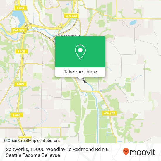 Mapa de Saltworks, 15000 Woodinville Redmond Rd NE