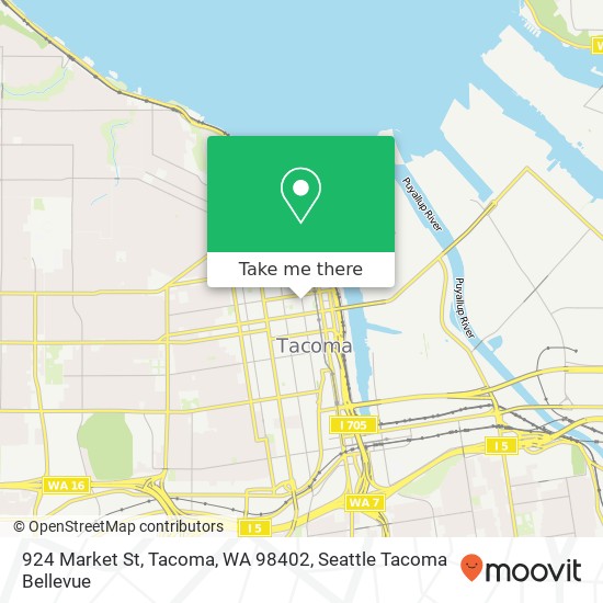 924 Market St, Tacoma, WA 98402 map