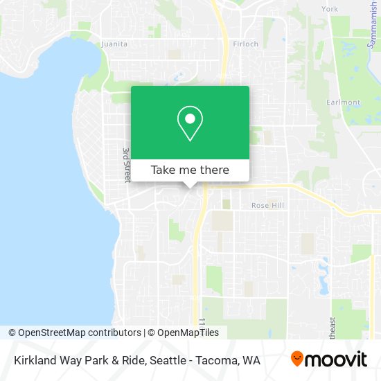 Mapa de Kirkland Way Park & Ride