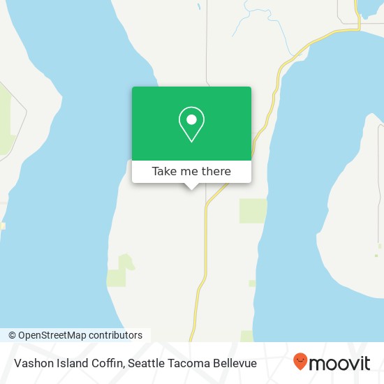 Vashon Island Coffin map