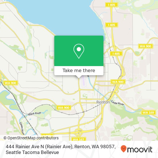 444 Rainier Ave N (Rainier Ave), Renton, WA 98057 map