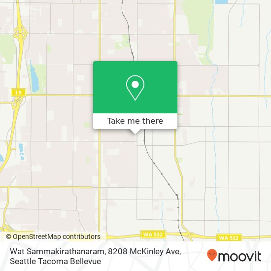 Wat Sammakirathanaram, 8208 McKinley Ave map