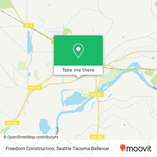 Freedom Construction map