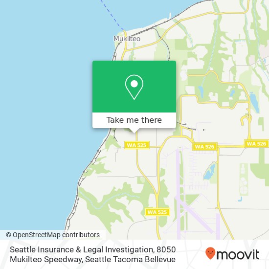 Mapa de Seattle Insurance & Legal Investigation, 8050 Mukilteo Speedway